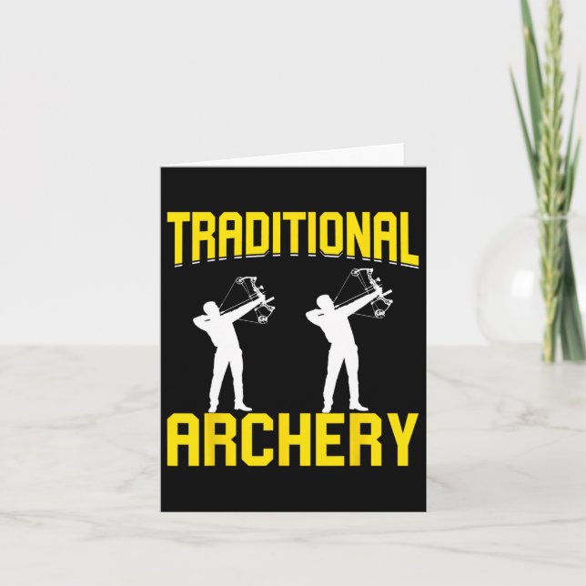 Traditional Archery  Card (Front)