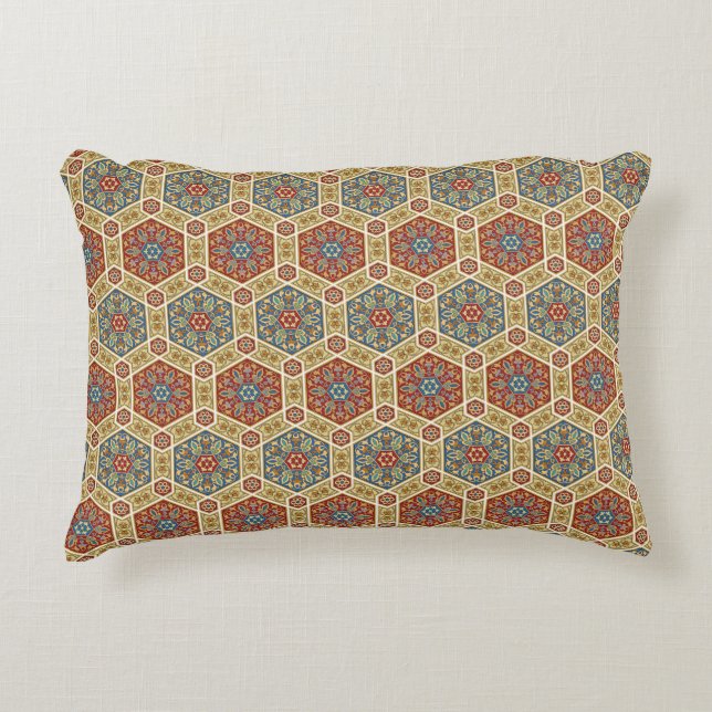 Traditional Art Accent Pillow (Front)