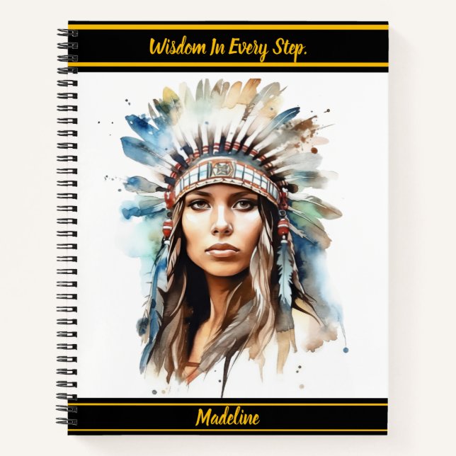 Traditional Art Diary: Bold Patterns Notebook (Front)