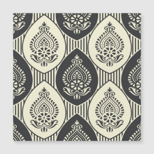 Traditional Asian damask, seamless pattern