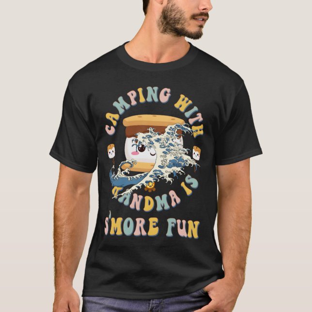 Traditional Asian Wave Tsunami Storm T-Shirt (Front)