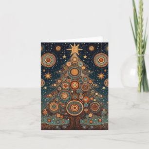Traditional Australian Art Christmas Card