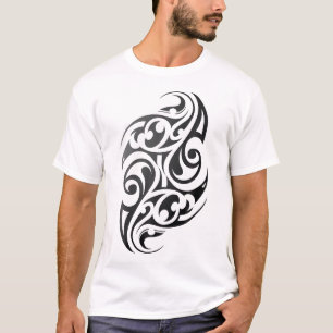 Traditional Authentic Maori Tribal Tattoo. Art On T-Shirt