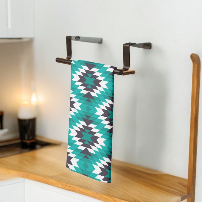 Traditional Aztec Pattern Kitchen Towel (Kitchen Towel)