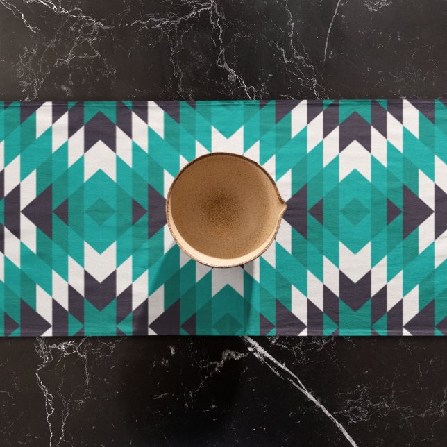 Traditional Aztec Pattern Short Table Runner (Table runner)