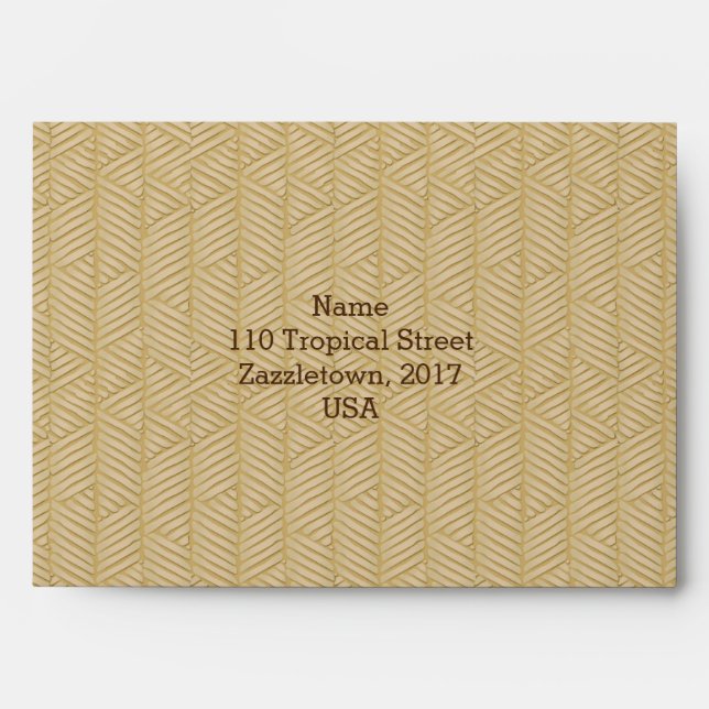 Traditional bamboo envelope (Front)