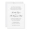 Traditional Black and White Formal Elegant Wedding