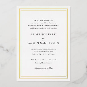 Traditional Black and White Timeless Wedding