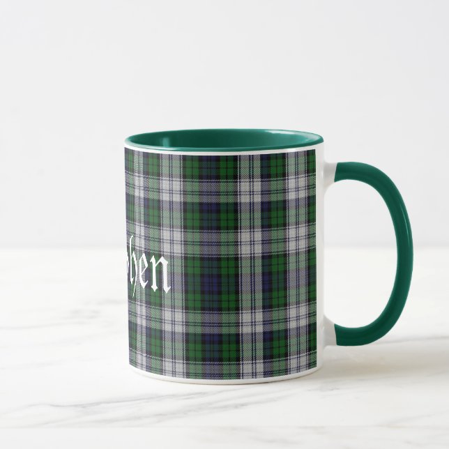 Traditional Black Watch Dress Tartan Plaid Mug (Right)