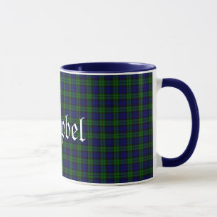 Traditional Black Watch Tartan Plaid Mug