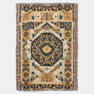 Traditional blanket thrown for muslim prayer