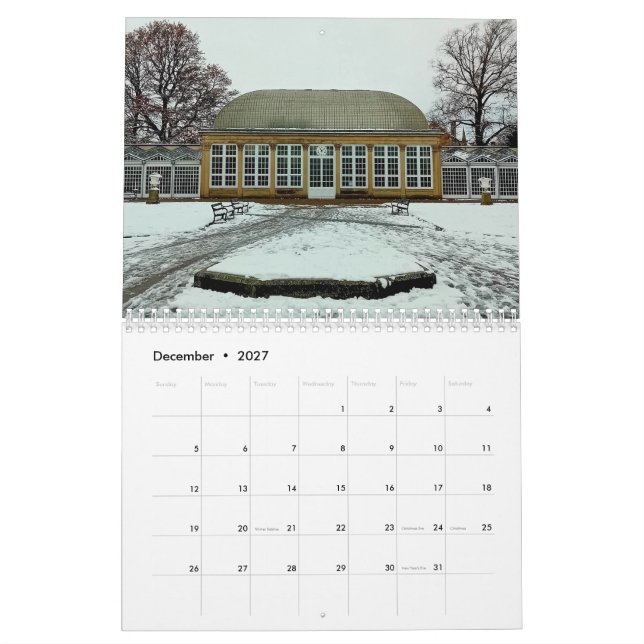 Traditional buildings of England Calendar (Dec 2027)