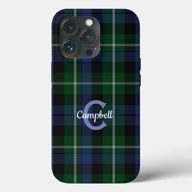 Traditional Campbell Clan Tartan Plaid  Case-Mate iPhone Case (Back)