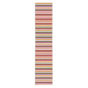 Traditional Candy Stripes Short Table Runner