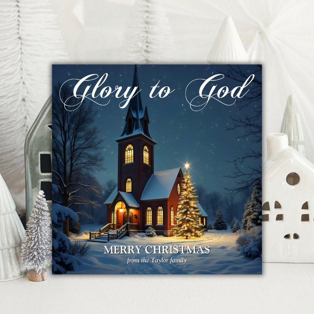 Traditional Catholic Church Religious Christmas Holiday Card (Traditional Catholic Church Religious Christmas Holiday Card)