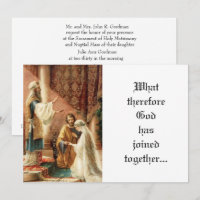 Traditional Catholic Mary Joseph Priest Wedding