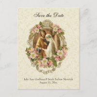 Traditional Catholic SAVE THE DATE Wedding
