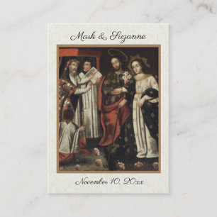 Traditional Catholic Wedding Favour Holy Card