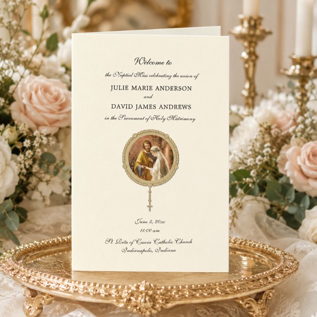 Traditional Catholic Wedding Latin Mass Program (Creator Uploaded)