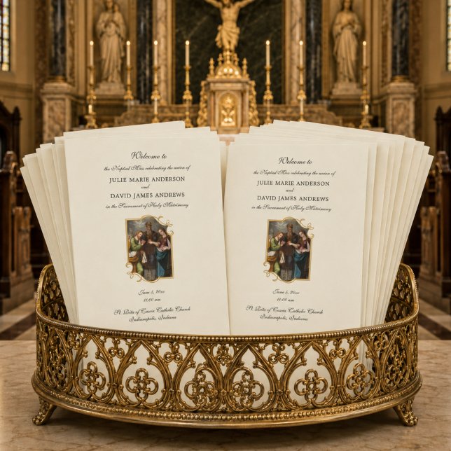 Traditional Catholic Wedding Mass Program (Creator Uploaded)
