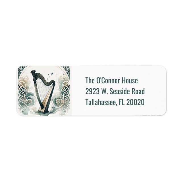 Traditional Celtic Harp St. Patrick's Day Party (Front)