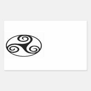 Traditional Celtic Triskele Design  Sticker