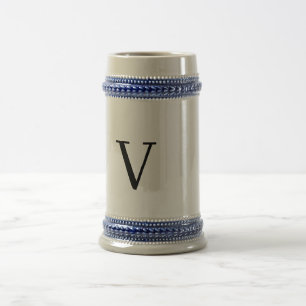 traditional ceramic beer stein