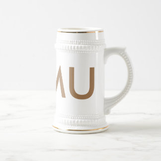 traditional ceramic beer stein