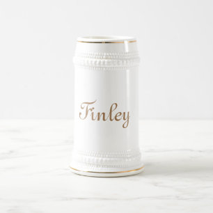 traditional ceramic beer stein