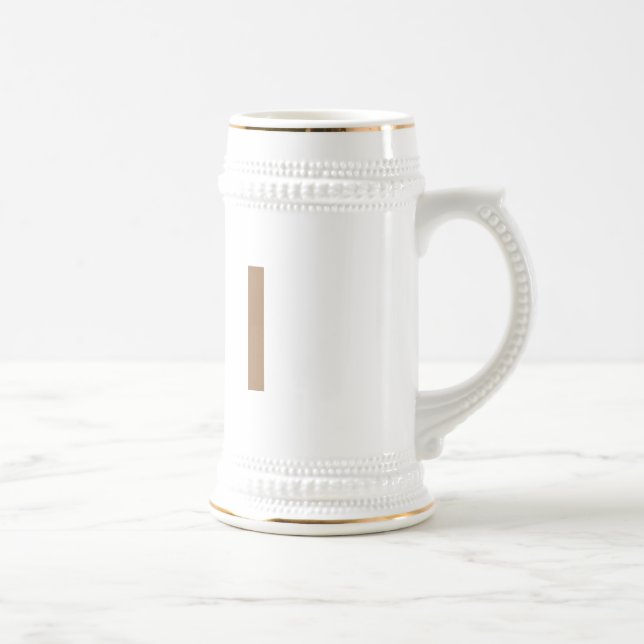 traditional ceramic beer stein (Right)