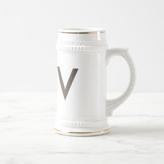 traditional ceramic beer stein