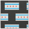 Traditional Chicago flag