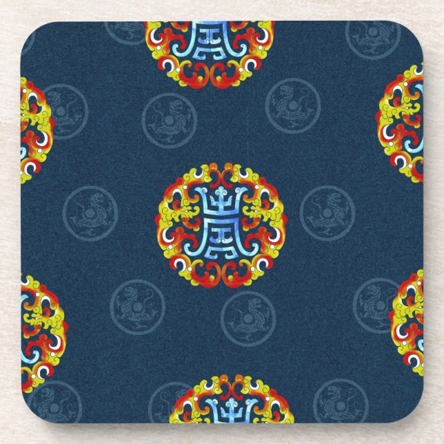 traditional china coaster set (Front)