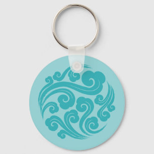 traditional Chinese auspicious cloud pattern Keychain