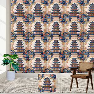 Traditional Chinese Chinoiserie Tile