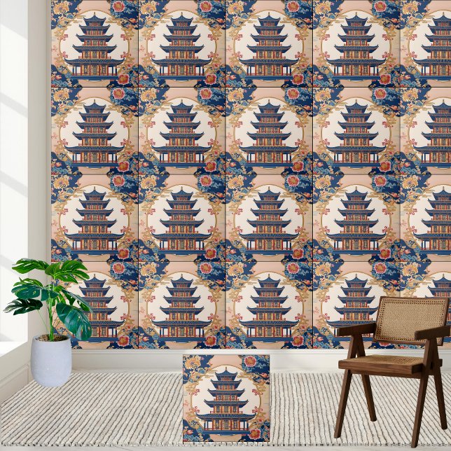 Traditional Chinese Chinoiserie Tile  (Traditional Chinese Chinoiserie Tile)