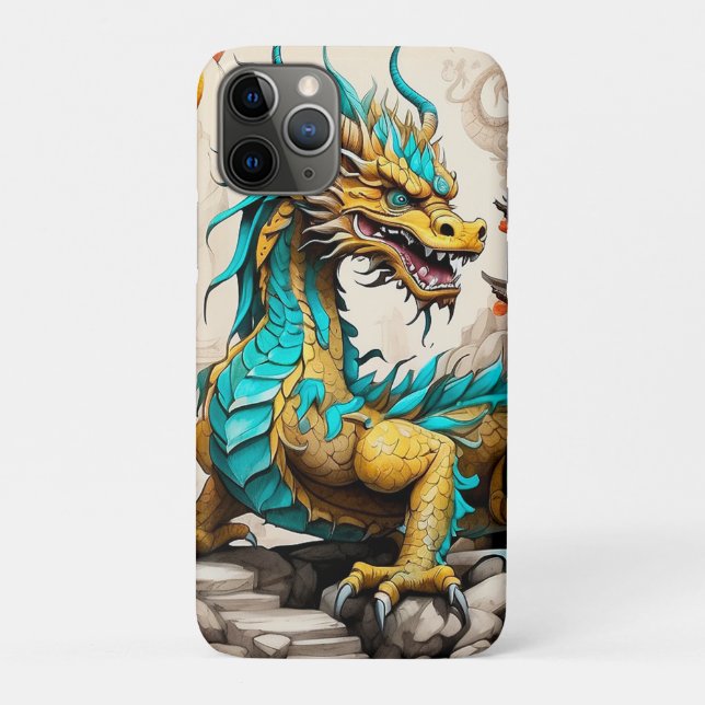 Traditional Chinese dragon for Chinese New Year Case-Mate iPhone Case (Back)