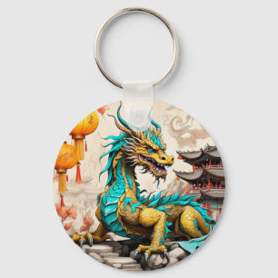 Traditional Chinese dragon for Chinese New Year Keychain