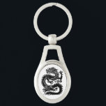 Traditional Chinese dragon Keychain<br><div class="desc">East Asia dragon. Traditional Chinese or Japanese mythological creature. Feng shui animal Illustration by Insima</div>