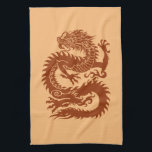Traditional Chinese dragon Kitchen Towel<br><div class="desc">East Asia dragon. Traditional Chinese or Japanese mythological creature. Feng shui animal Illustration by Insima</div>