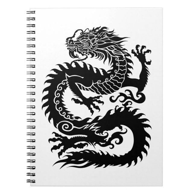 Traditional Chinese dragon Notebook (Front)