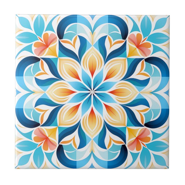 Traditional Chinese Pattern Artistry Tile (Front)