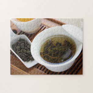 Traditional Chinese tea ceremony: oolong tea Jigsaw Puzzle