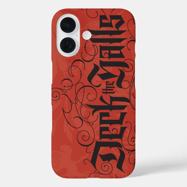 Traditional Christmas Calligraphy - Deck the Halls Case-Mate iPhone Case (Back)