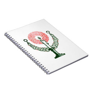 Traditional Christmas Candle Notebook