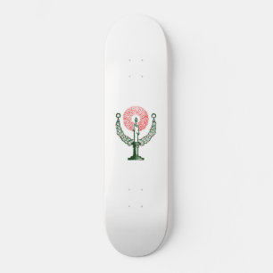 Traditional Christmas Candle Skateboard
