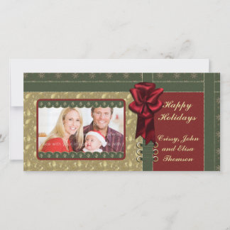 Traditional Christmas Design Holiday Card
