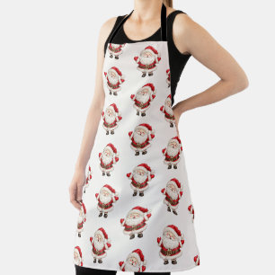  Traditional Christmas Festive Jolly Santa        Apron