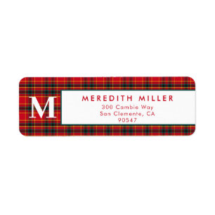 Traditional Christmas Red and Green Plaid