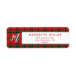 Traditional Christmas Red and Green Plaid